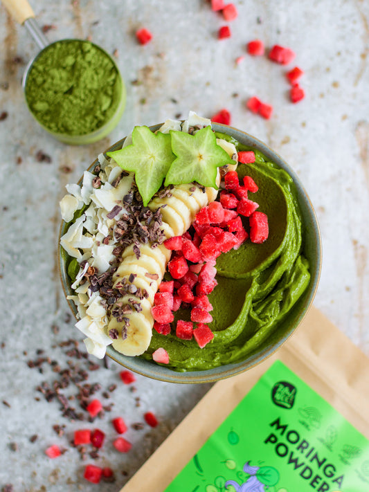 Moringa & Mango Nicecream Recipe 💚🥭🍌