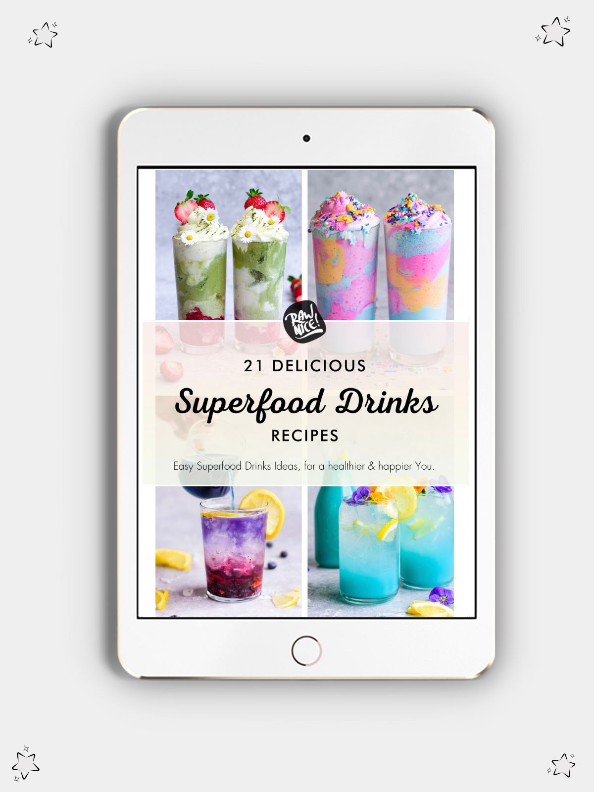 🎁 E-book: Superfood Drinks (21 Recipes) (100% off)