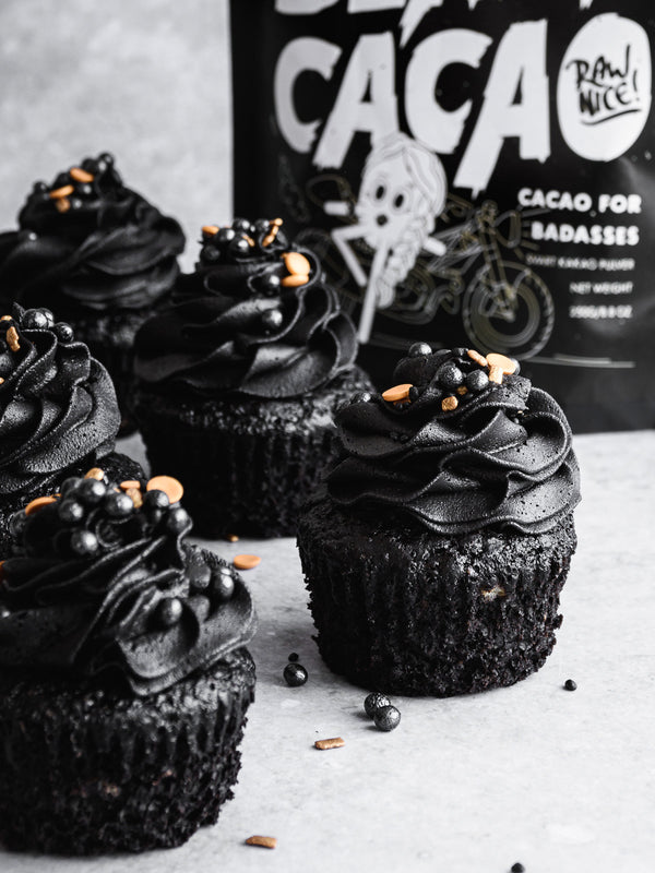 Black Chocolate Cupcakes
