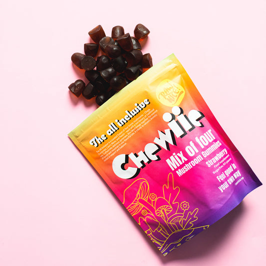 Chewiie – The All Inclusive Four Mushroom Mix Gummies