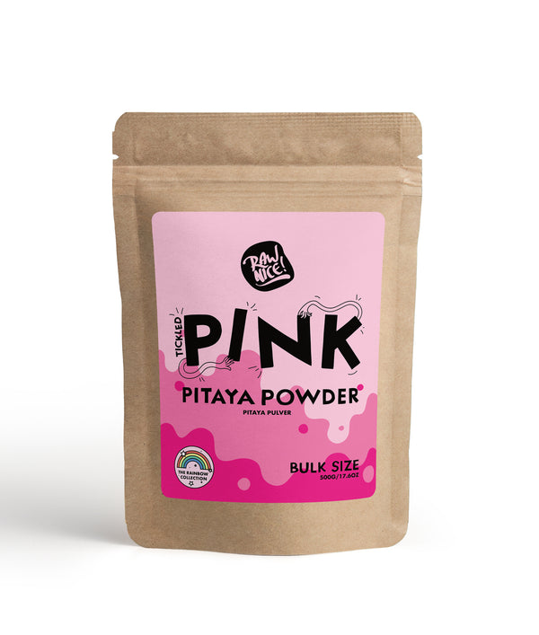 Rosa Pitaya-pulver