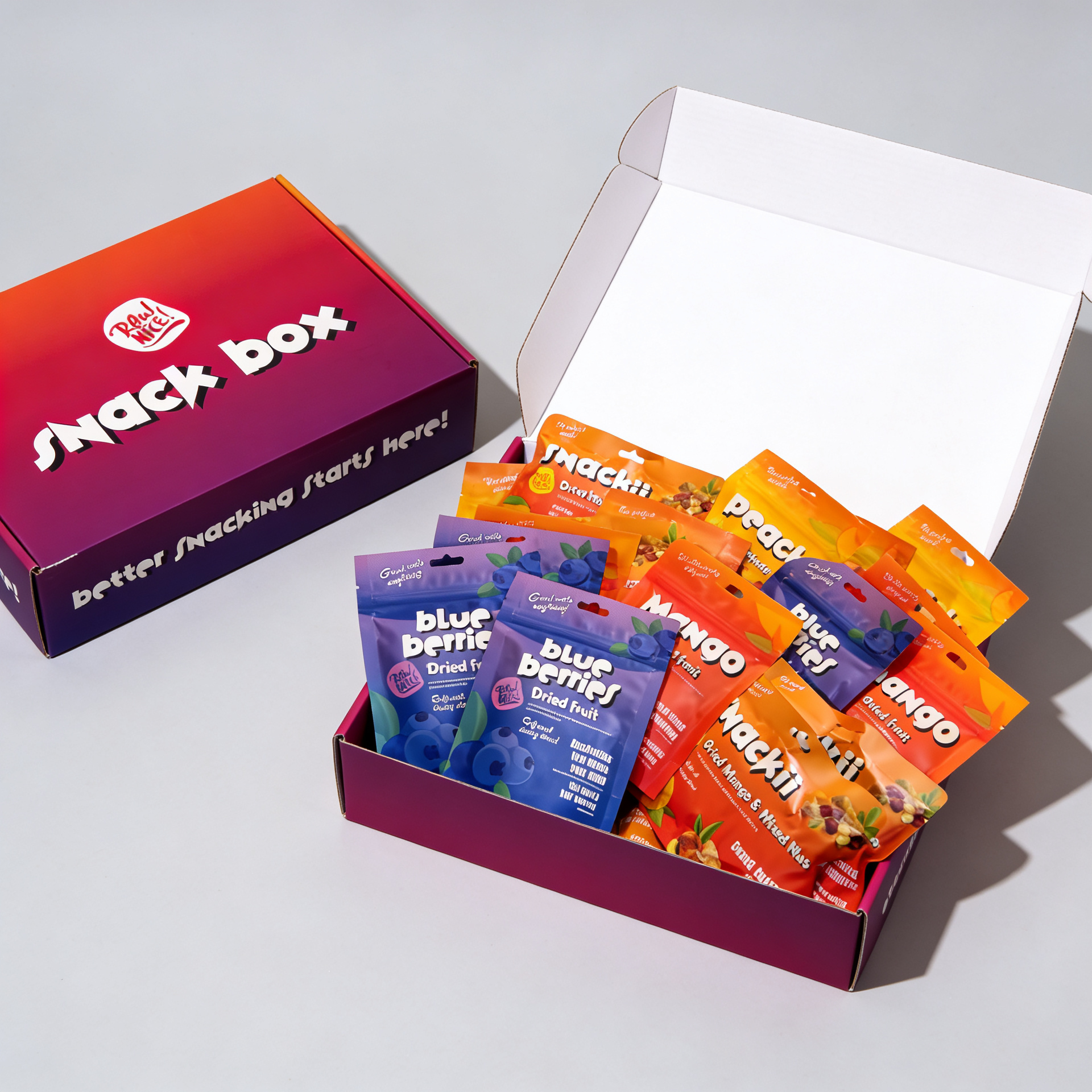 SNACKBOX MIX - 20 PACK (20x80g) – Rawnice