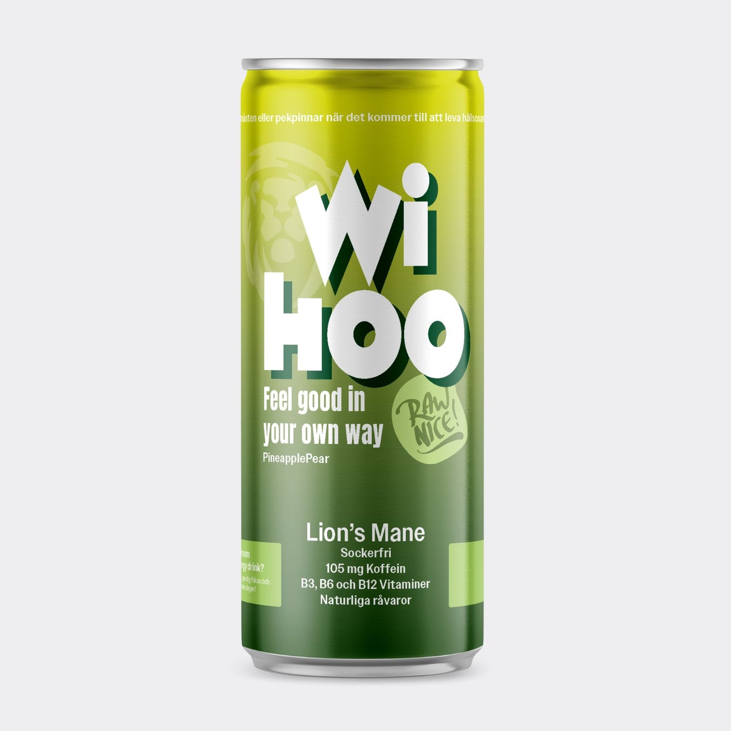 Wihoo Energy Drink - Ananas &  Päron x 24