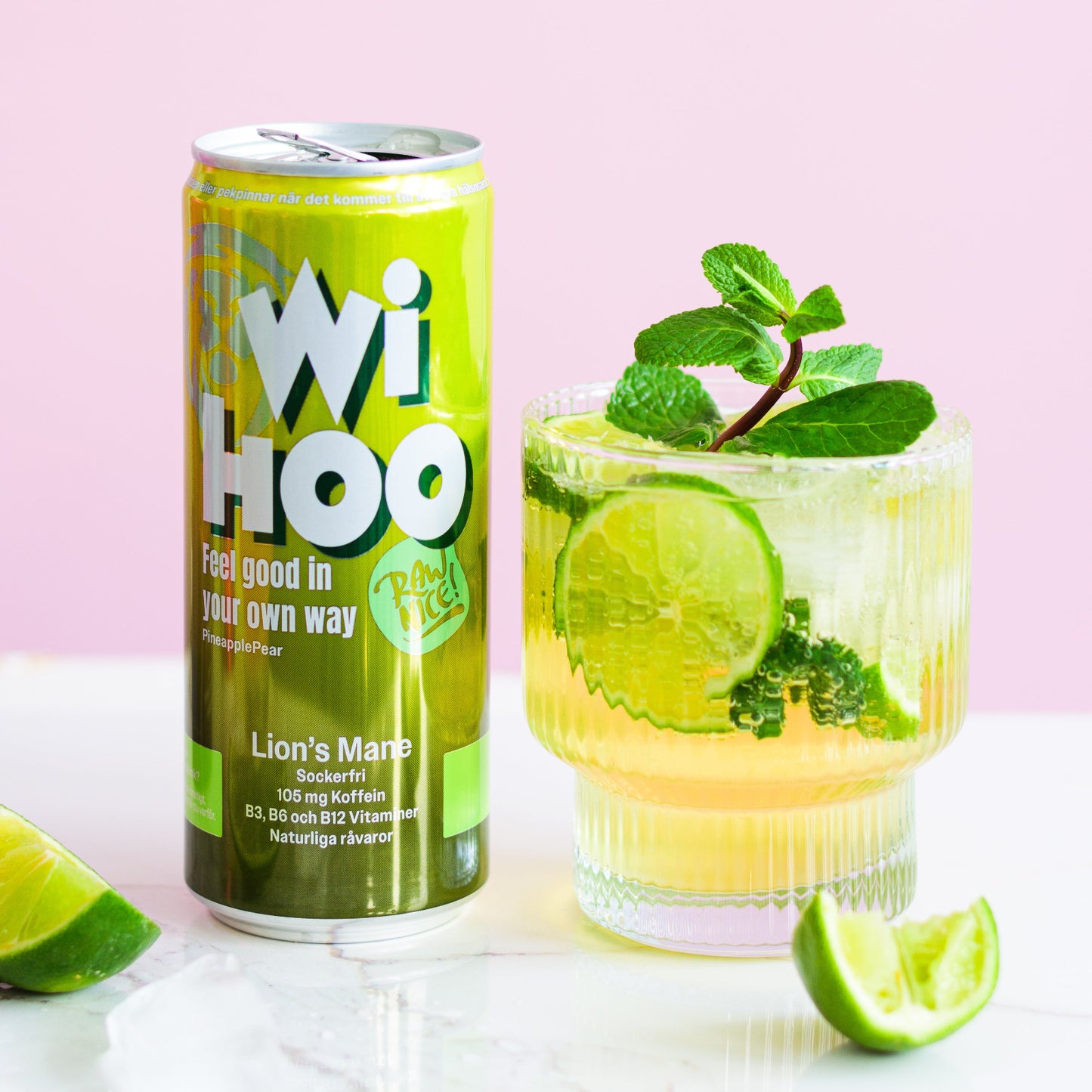 Wihoo Energy Drink - Ananas &  Päron x 24