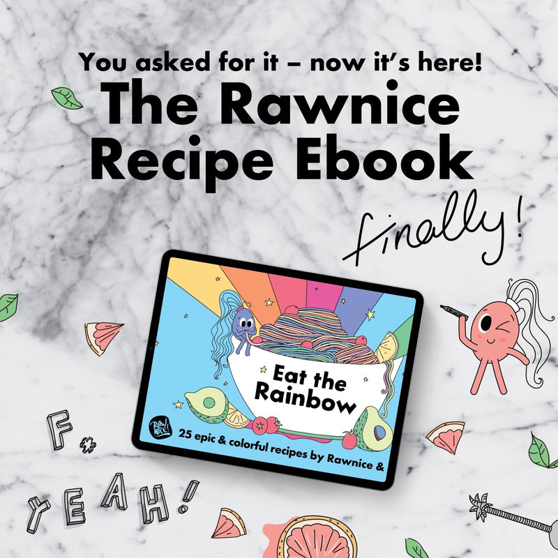 Recipe E-book: Eat The Rainbow - Rawnice